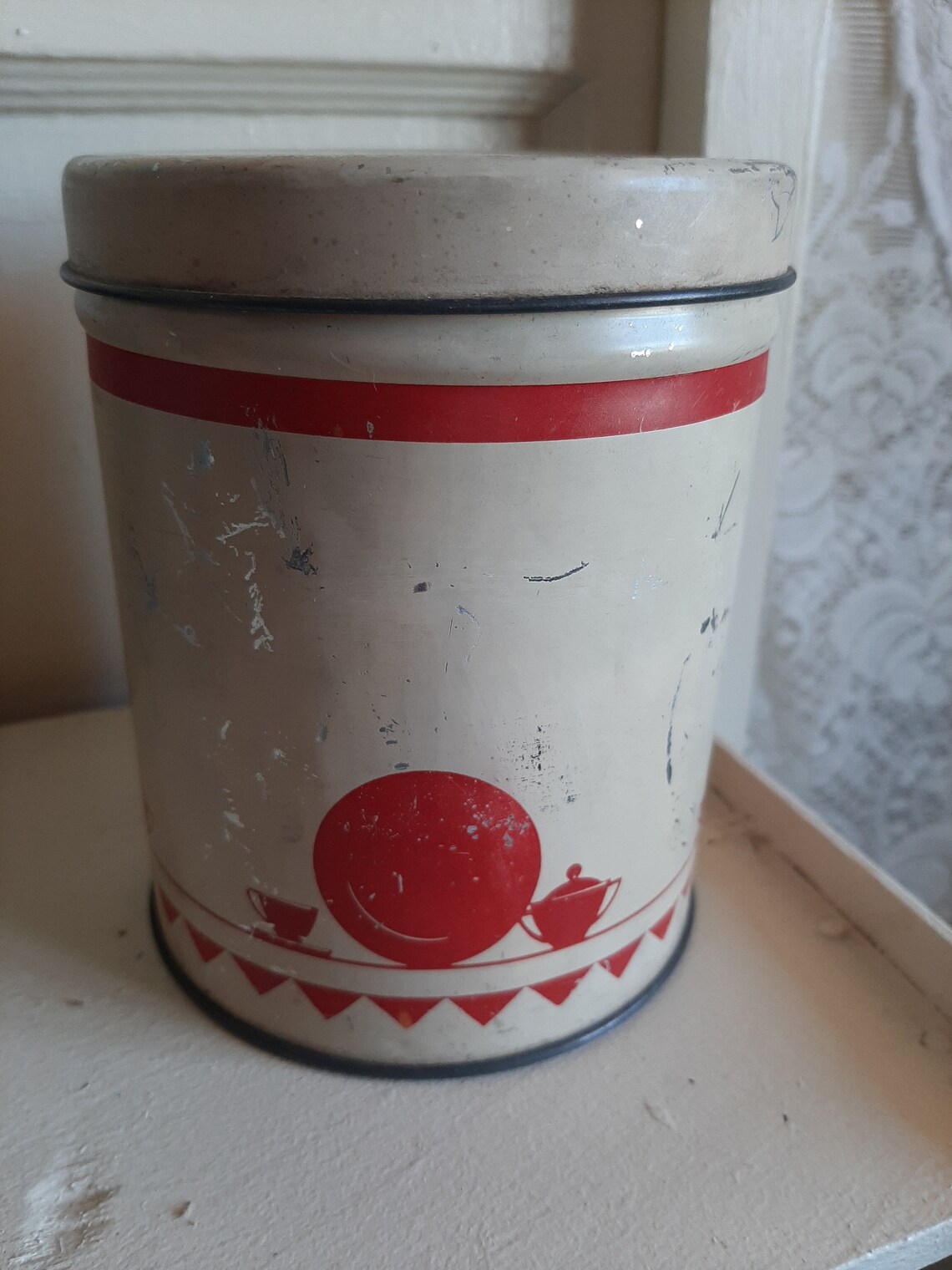 Vintage kitchen tin can Etsy