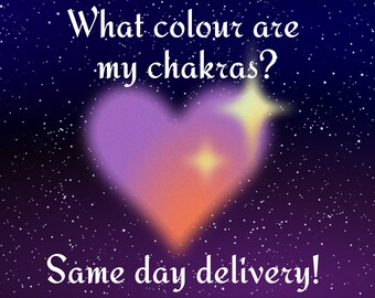 Same Day Chakra Colour Reading / Healy Frequency Device Analysis