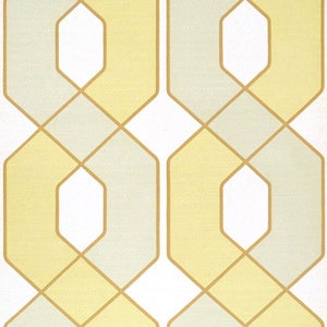 Carta da parati anni '70 #0210BL - metro da corsa / carta da parati geometrica vintage