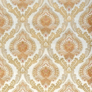 70er Tapete #0418CL - laufender Meter / vintage baroque wallpaper, gold