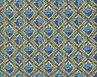 70s flowers wallpaper #1232 - running meter or roll / flower vintage wallpaper