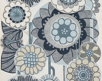 70s wallpaper #1229A - running meter without roll / Retro vintage wallpaper from 70s / Prilblumen