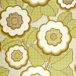 70s Flower Wallpaper ##0224 - Roll / Roll / vintage floral wallpaper 70s