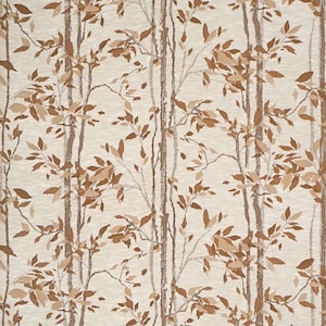 70er Tapete #1603A - laufender Meter / vintage wallpaper from 70s, Birke - birch