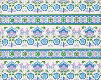70s Flower Wallpaper #0717 - running meter without roll / vintage wallpaper / floral wallpaper