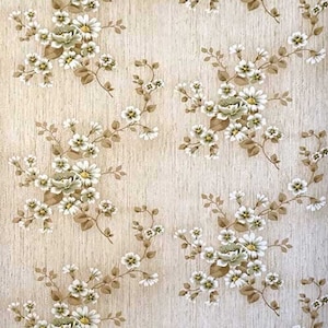 70s Japan floral wallpaper #0117A - running meter / vintage floral wallpaper 70s