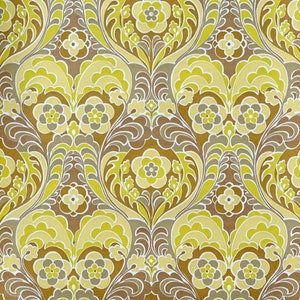 70s wallpaper #0521A - running meter or roll / roll / vintage baroque wallpaper
