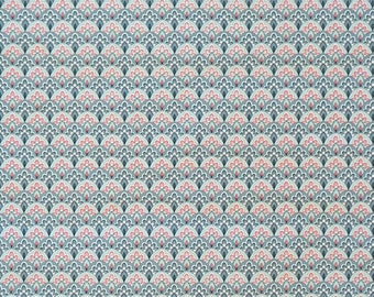 70s/80s wallpaper #1327 - running meter or roll / vintage wallpaper in blue