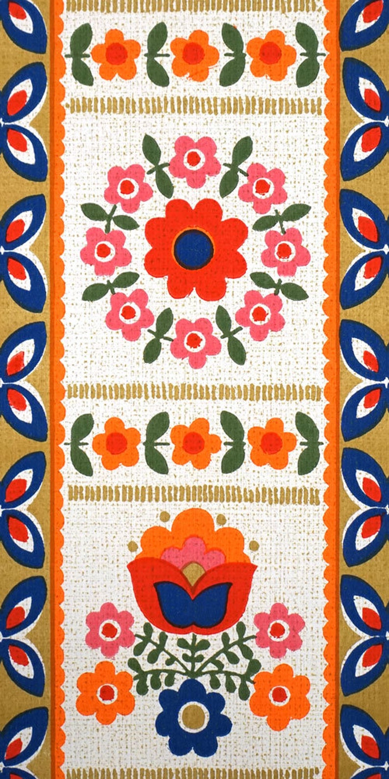 70s Kitchen Wallpaper 1039 Running Meter or Roll / Vintage German