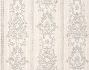 60s wallpaper #0417BL - per linear meter / vintage baroque wallpaper