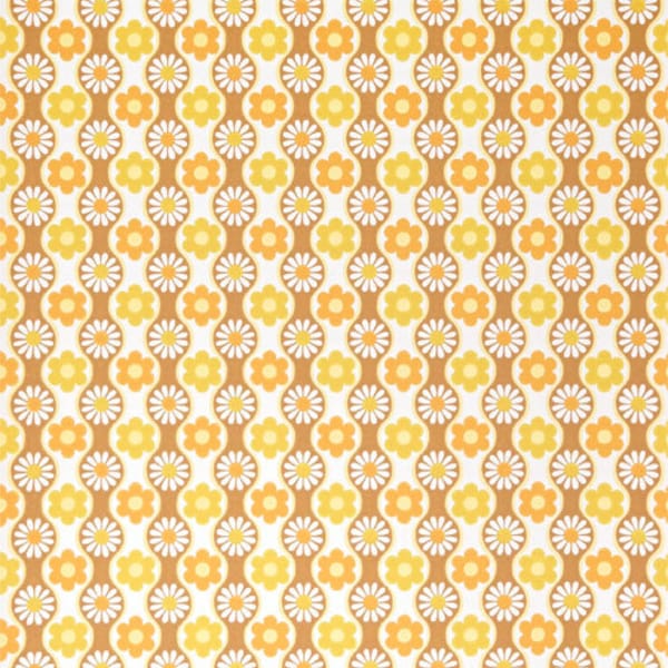 60s floral wallpaper #0518 - Rolle / roll / vintage floral wallpaper 50s