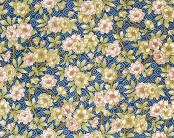 70s Wallpaper #0127 - sold by the meter or roll / floral wallpaper / vintage floral wallpaper / geometric