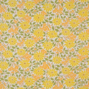70er Blumen Tapete #0707AL - laufende Meter /1960s 1970s vintage flower wallpaper