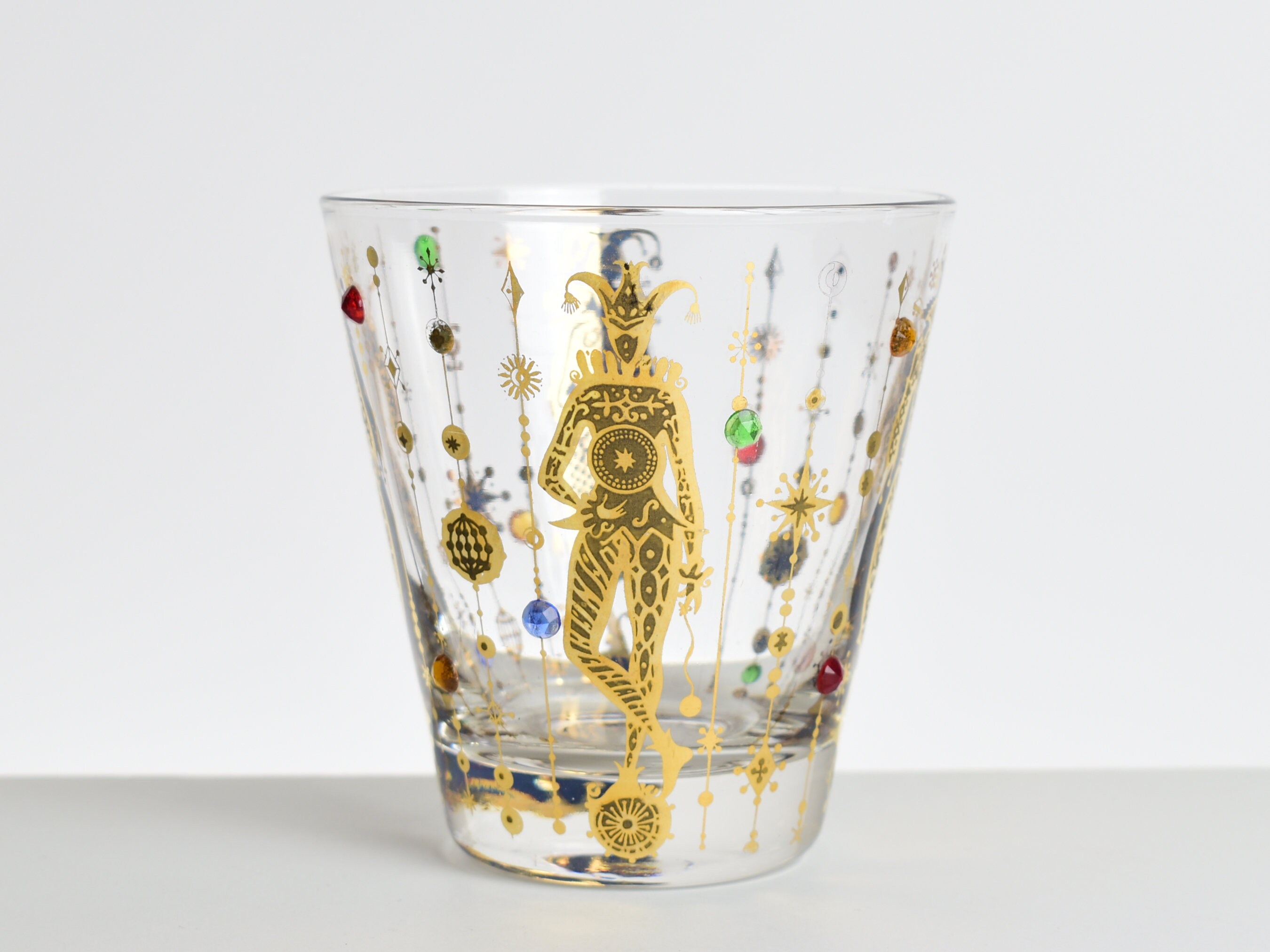 culver mardi gras glasses