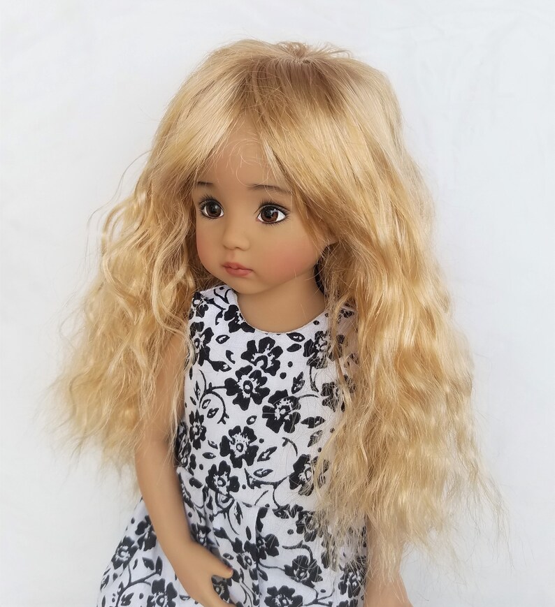 Monique Doll Wig size 78 SNOW in 2 colors Etsy
