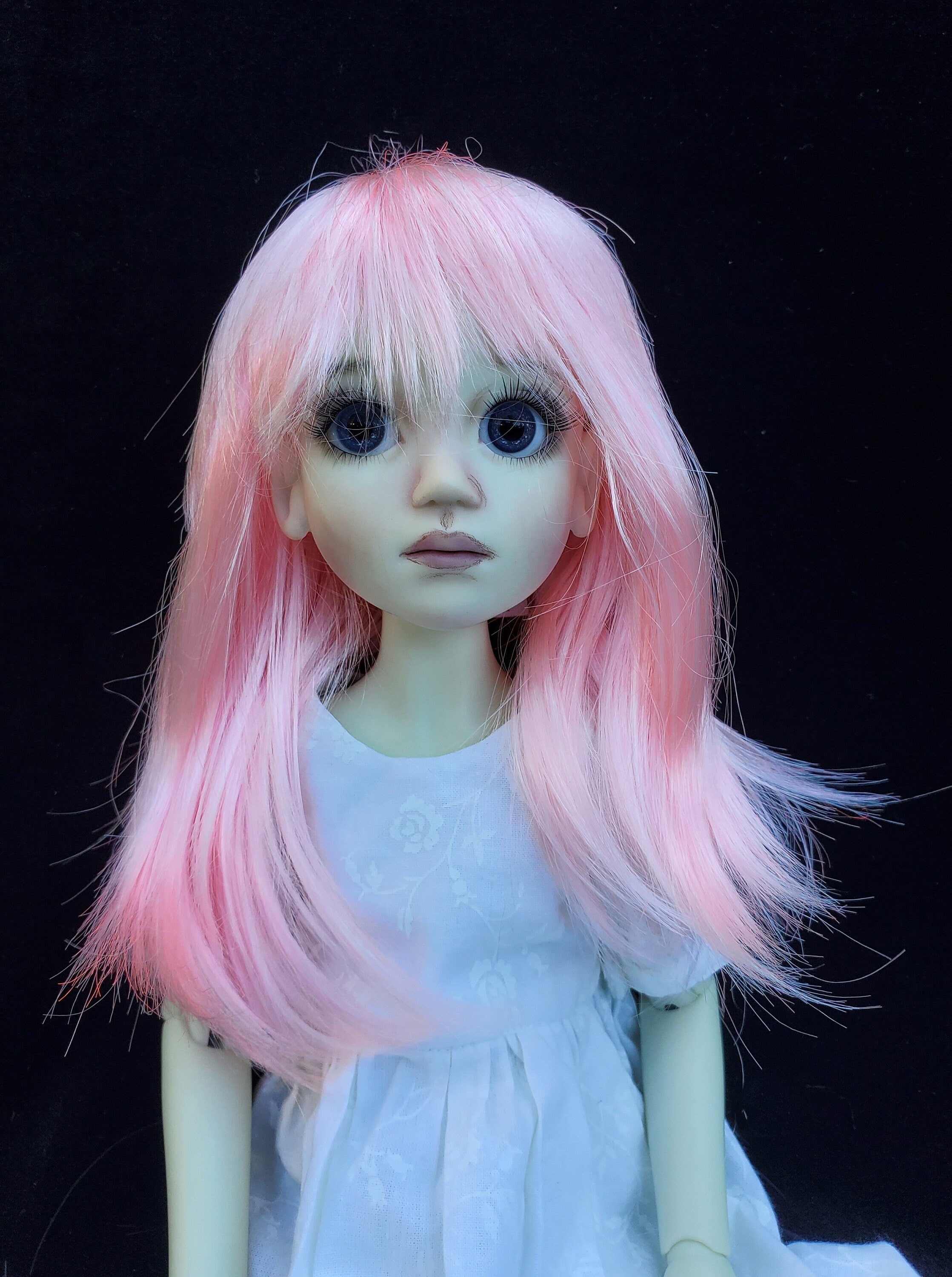 Custom doll wig for 18 American Girl Dolls - Heat Safe -Tangle Resistant -  fits 11 head size of 18 dolls OG BJD Gotz Redhead PREorder