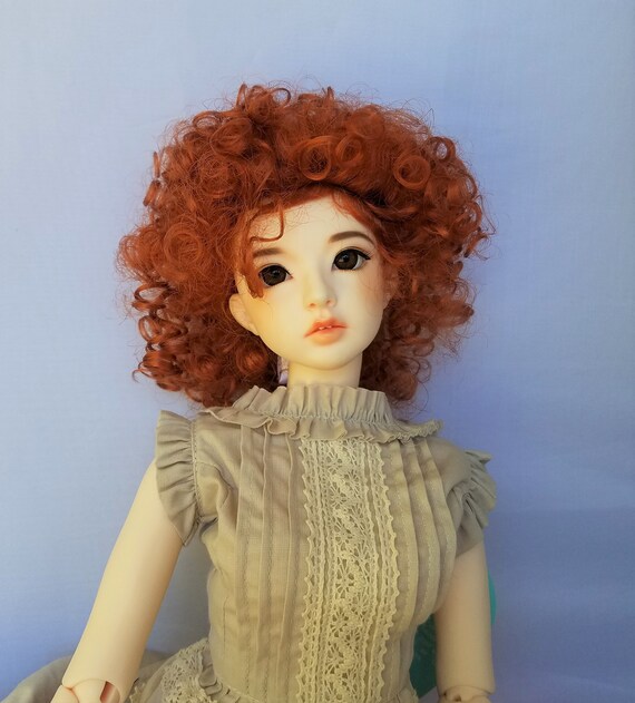 synthetic mohair doll wigs