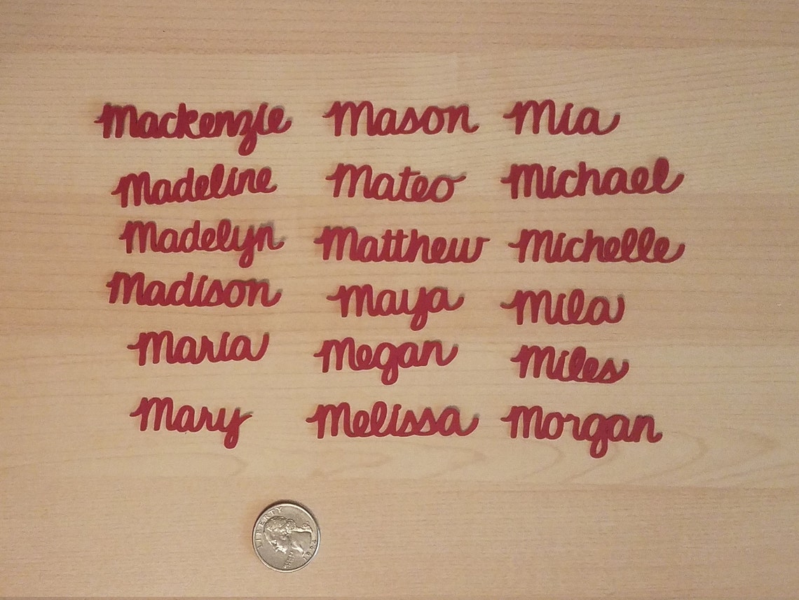 Handwritten m names choose your name beginning with m etsy de