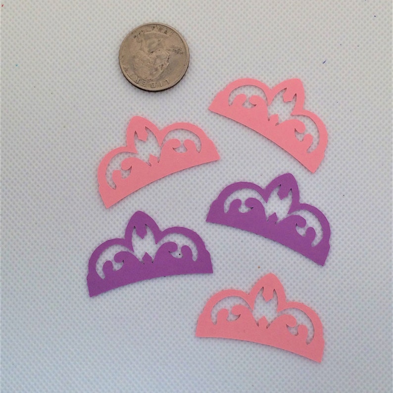 s choose your color table scatter scrapbooking Princess Tiara image 100 piece confetti