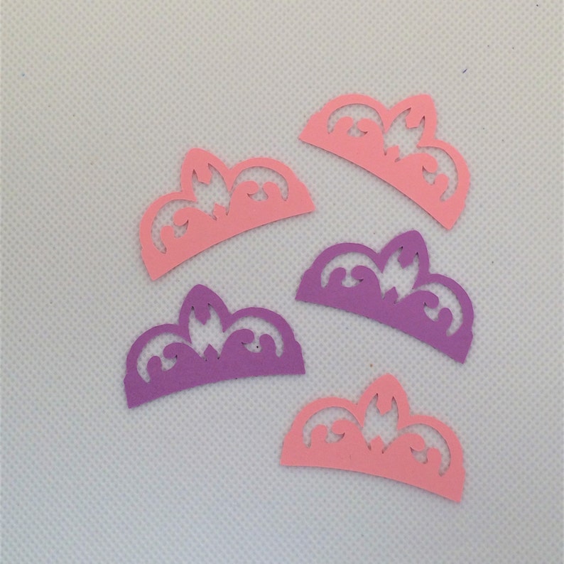 s choose your color table scatter scrapbooking Princess Tiara image 100 piece confetti