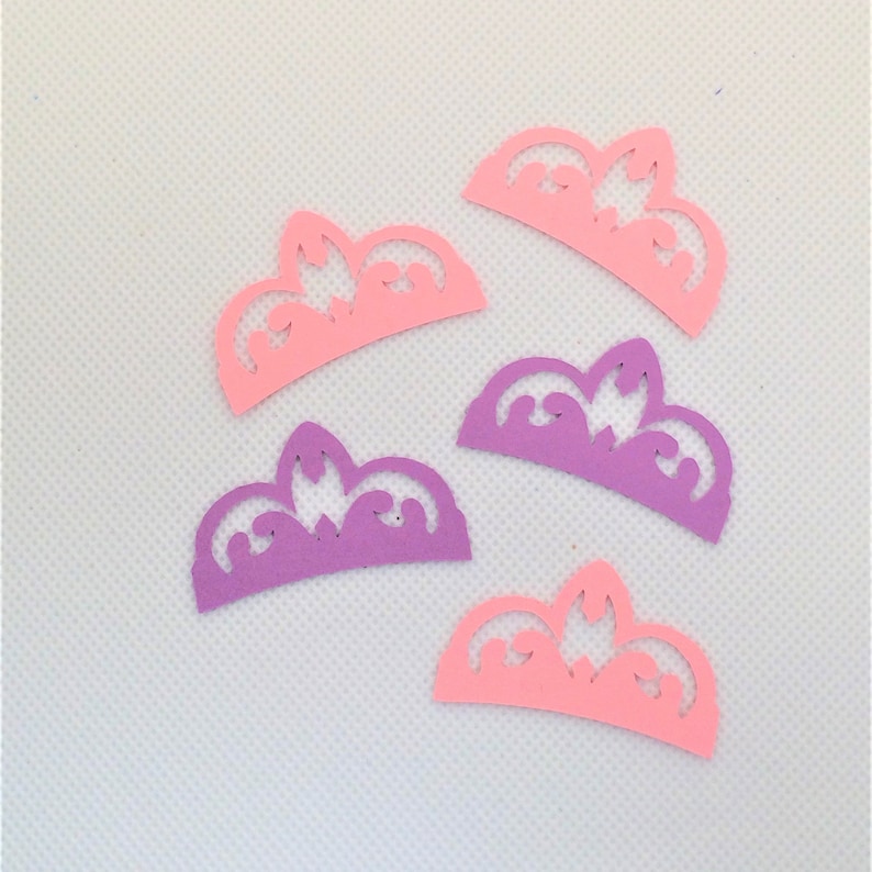 s choose your color table scatter scrapbooking Princess Tiara image 100 piece confetti