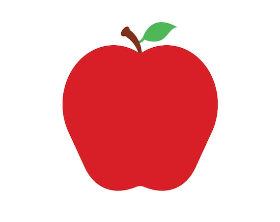 Apple Svg Files, Fruit Png Fruit Svg, Apple Clipart, Teacher Apple Clip Art,  Red Apple Printable Teacher Apple Svg, School Apple. Cute Apple - Etsy