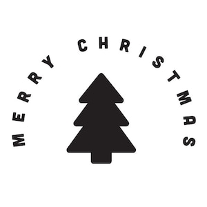 merry christmas svg / minimalist christmas / christmas tree / svg png dxf / christmas svg / christmas sign cut file / instant download