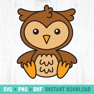 cute owl svg, owl svg, owl cut file, baby owl clipart png, baby owl svg, owl dxf,  owl shirt svg, woodland animal svg, owl birthday svg