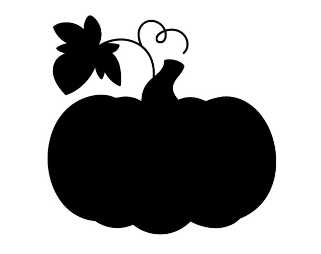 Pumpkin Silhouette Clip Art