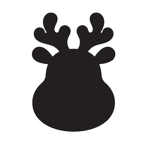 Reindeer svg png dxf, Rentier Silhouette svg, Cricut Weihnachten, sofortiger Download, niedliches Rentier svg, Rentiergesicht svg, Weihnachtshemd svg