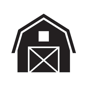 Svg de grange, png de grange, dxf de grange, clipart de grange, svg de ferme, png de svg de ferme, svg de thème de ferme, svg de décor de ferme, svg de scène de ferme, svg de grange de ferme png