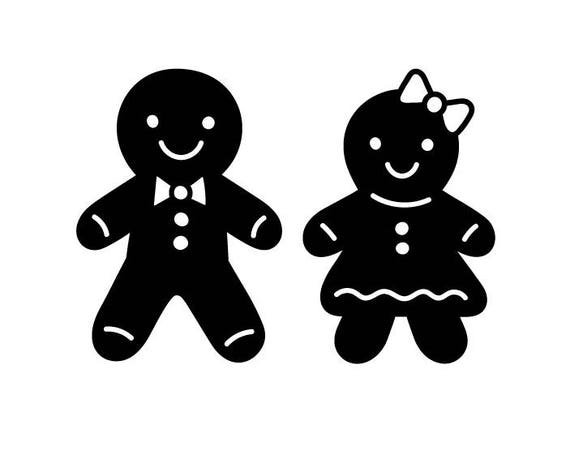 Gingerbread Man Silhouette SVG for Cricut – Free SVG for Cricut