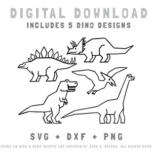 Dinosaur Bundle Svg, Dinosaur Coloring Svg, Dinosaur Doodle Svg, T Rex ...