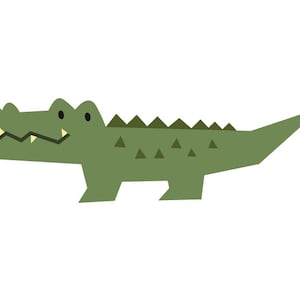 krokodil svg png dxf, gator clipart, cricut, silhouet, reptielen svg, alligator svg, schattige krokodil clipart, krokodil svg, gator svg png