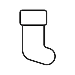kerst kous svg, dxf, kous overzicht svg, kerst svg, kerst png, kous png, kous lijntekeningen svg, svg kerst clipart