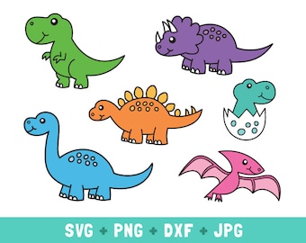 dinosaur svg, cute dinosaur png, cute dinosaur svg bundle, dino birthday svg, kids dinosaur svg , dinosaur png, cute t-rex svg