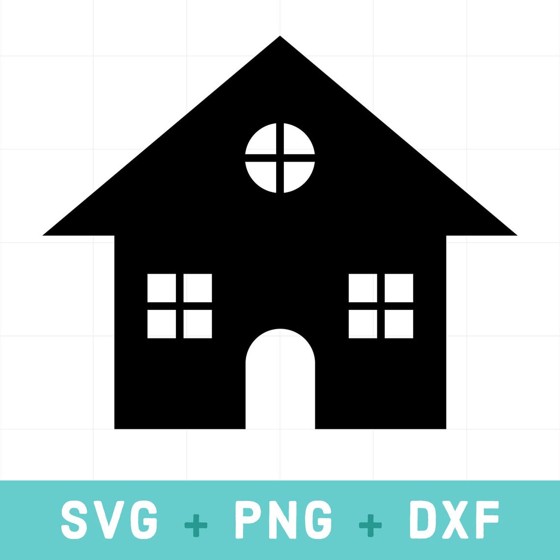 House / Svg / Png / Dxf / Cricut / Silhouette / Digital Files / Instant ...