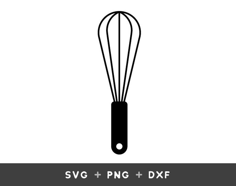 whisk svg, whisk png, whisk dxf, bakery svg, bake svg, bakery clipart, cricut cut file, instant download, baking tool svg, baker svg image 2