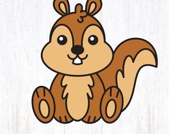 cute squirrel svg, squirrel svg, squirrel cut file, baby squirrel clipart png, baby squirrel svg, squirrel shirt svg, woodland animal svg