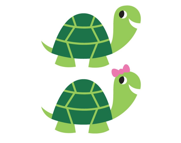Download Turtle Boy And Girl Svg Png Dxf Clipart Cricut Etsy