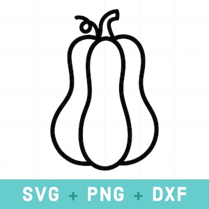 May include: A black and white line drawing of a pumpkin. The pumpkin is a simple, stylized design with a rounded shape and a stem.