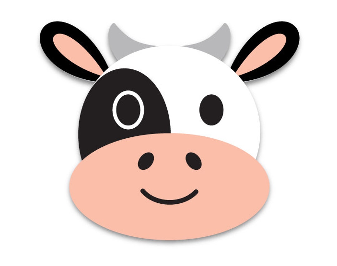 Cow Svg Pnd Dxf, Cute Cow Face Svg, Cow Clipart, Cow Png, Cow Face Png ...