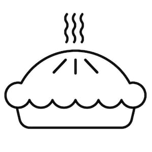 torta de contorno svg, torta clipart, torta svg, png, dxf, torta de abóbora svg, torta png, download instantâneo, ação de graças svg, outono svg, torta clipart