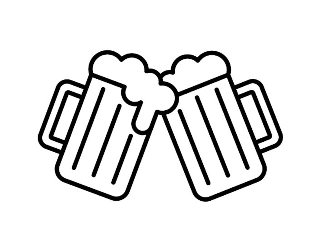 Tassen svg png dxf, Bierglas svg, Bierkrug Clipart, Cricut, Silhouette