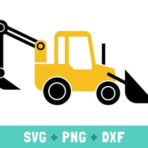 construction svg, truck outline svg files, back hoe svg, construction birthday, construction png, construction vehicles clipart, backhoe svg