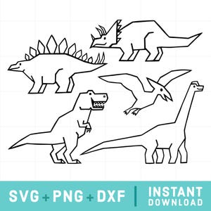 Dinosaur Bundle Svg, Dinosaur Coloring Svg, Dinosaur Doodle Svg, T Rex ...