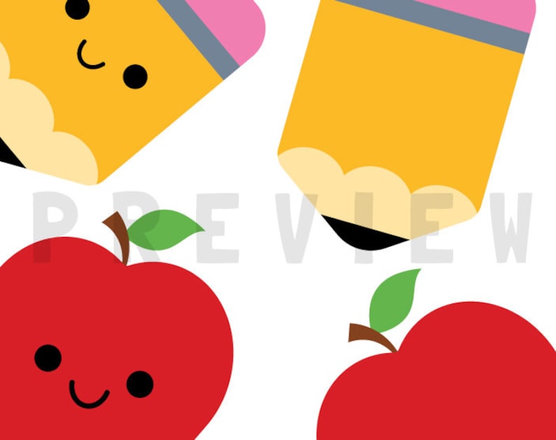 Apple and Pencil Svg Png Dxf, Apple Svg File, Teacher Svg, Cute Apple ...