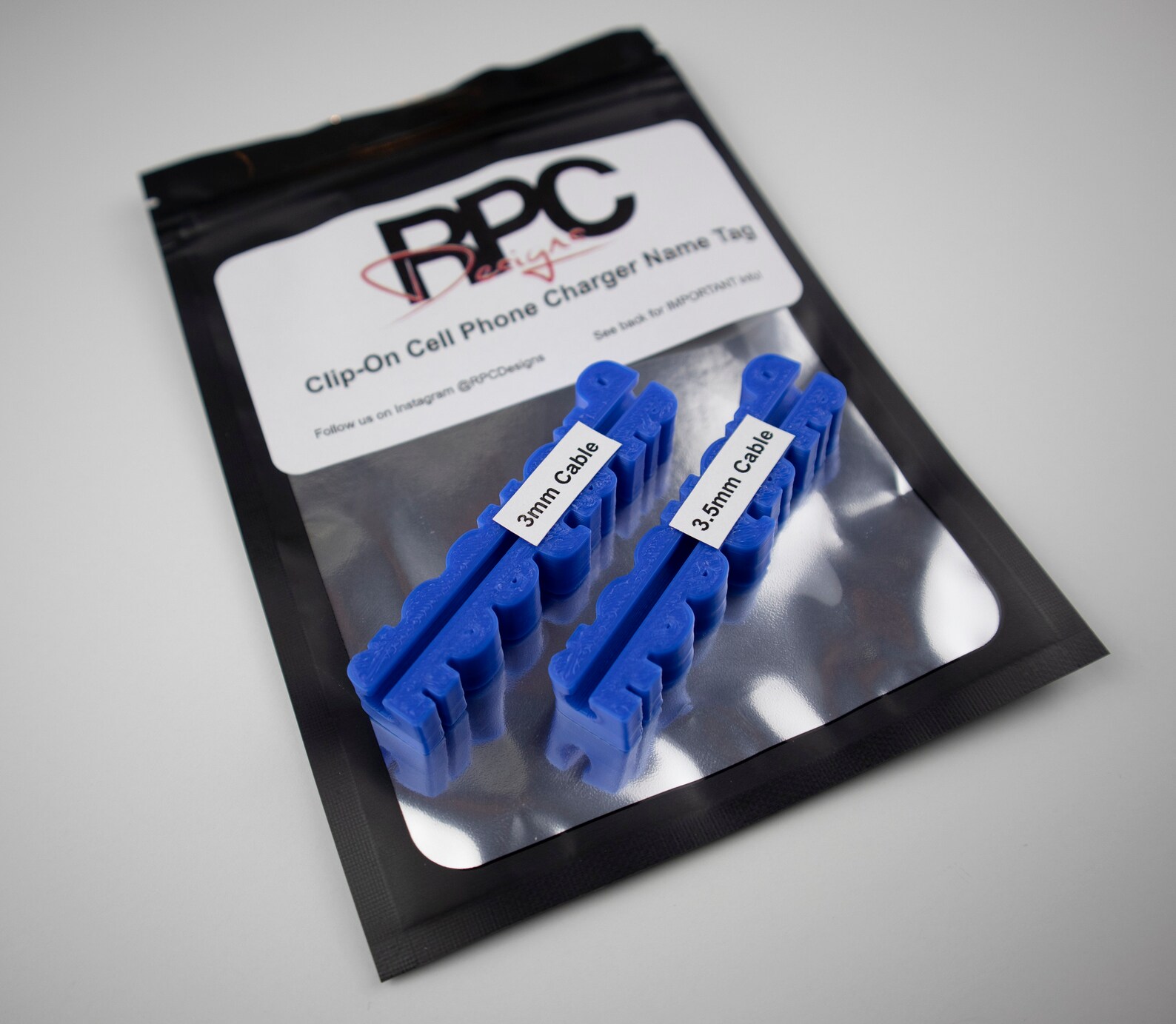 Clipon Personalized Cell Phone Charger Cable Name Tag 1 Etsy