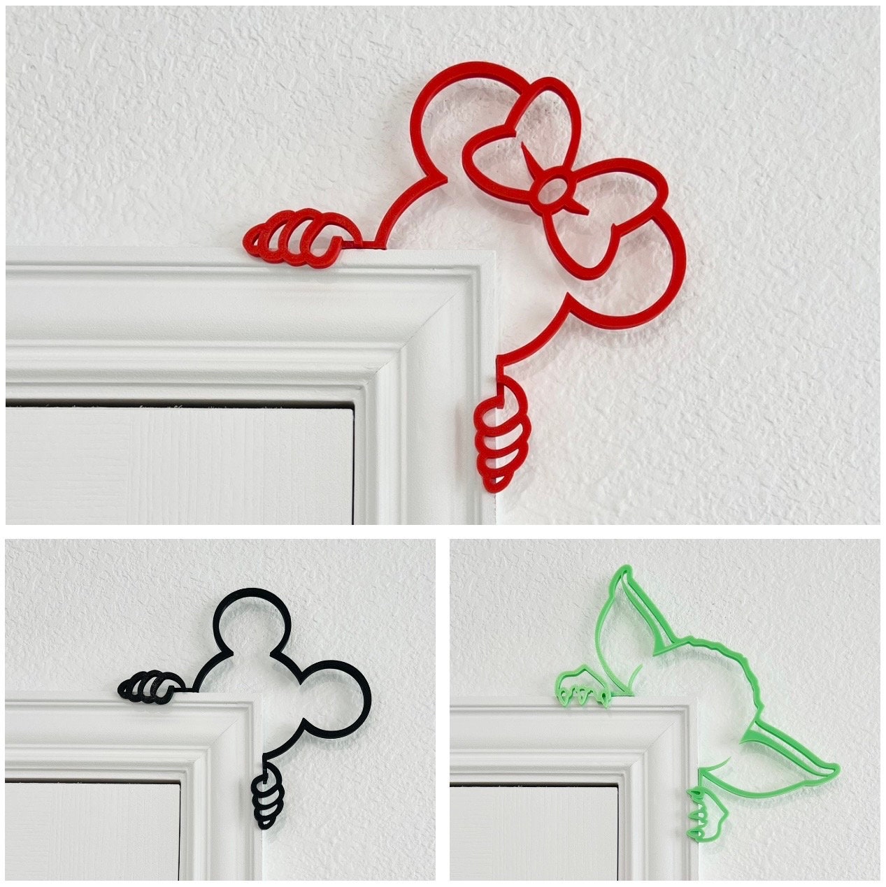thumbnail image 2 of Mickey Mouse Ears Red Polka Dots Baby Nursery Light Switch Outlet Wall Plate Art 2 of 5