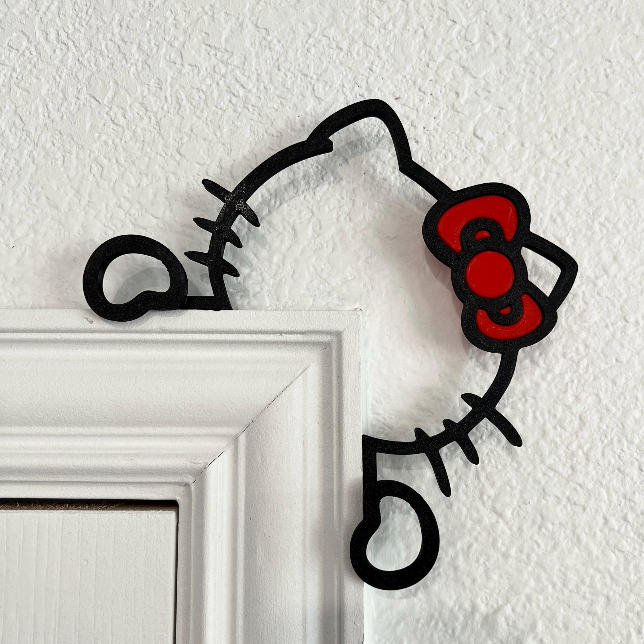 Hello Kitty 3D Door Frame Decor: Fan Home Accent - Etsy
